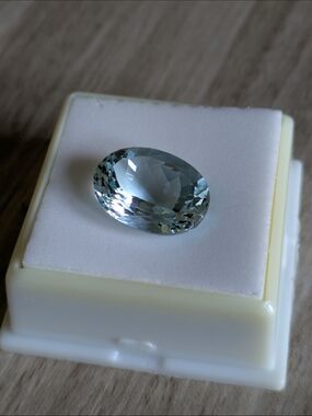 Certified 9.82 CT Top Grade Aquamarine Oval